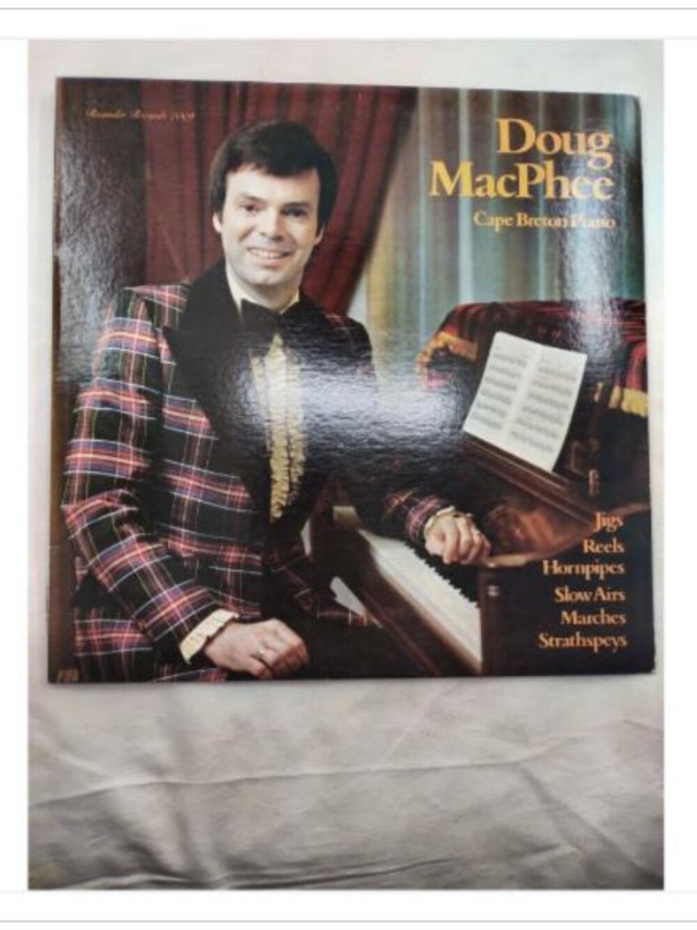 Doug MacPhee Cape Breton Piano Jigs Reels Vintage Vinyl LP Rounder Records 7009